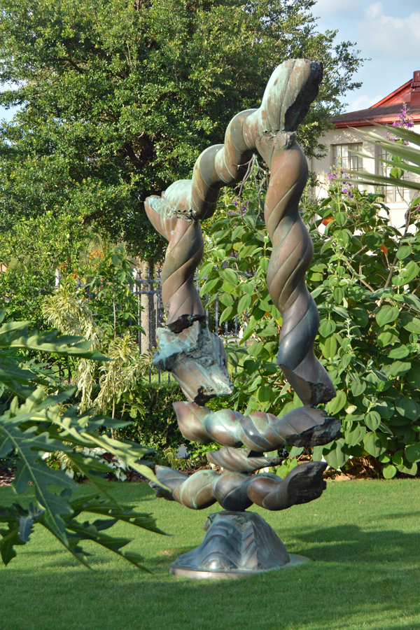 Sculpture at Hollis Garden