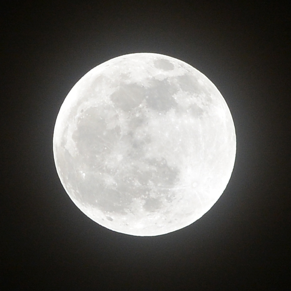 Moon before lunar eclipse